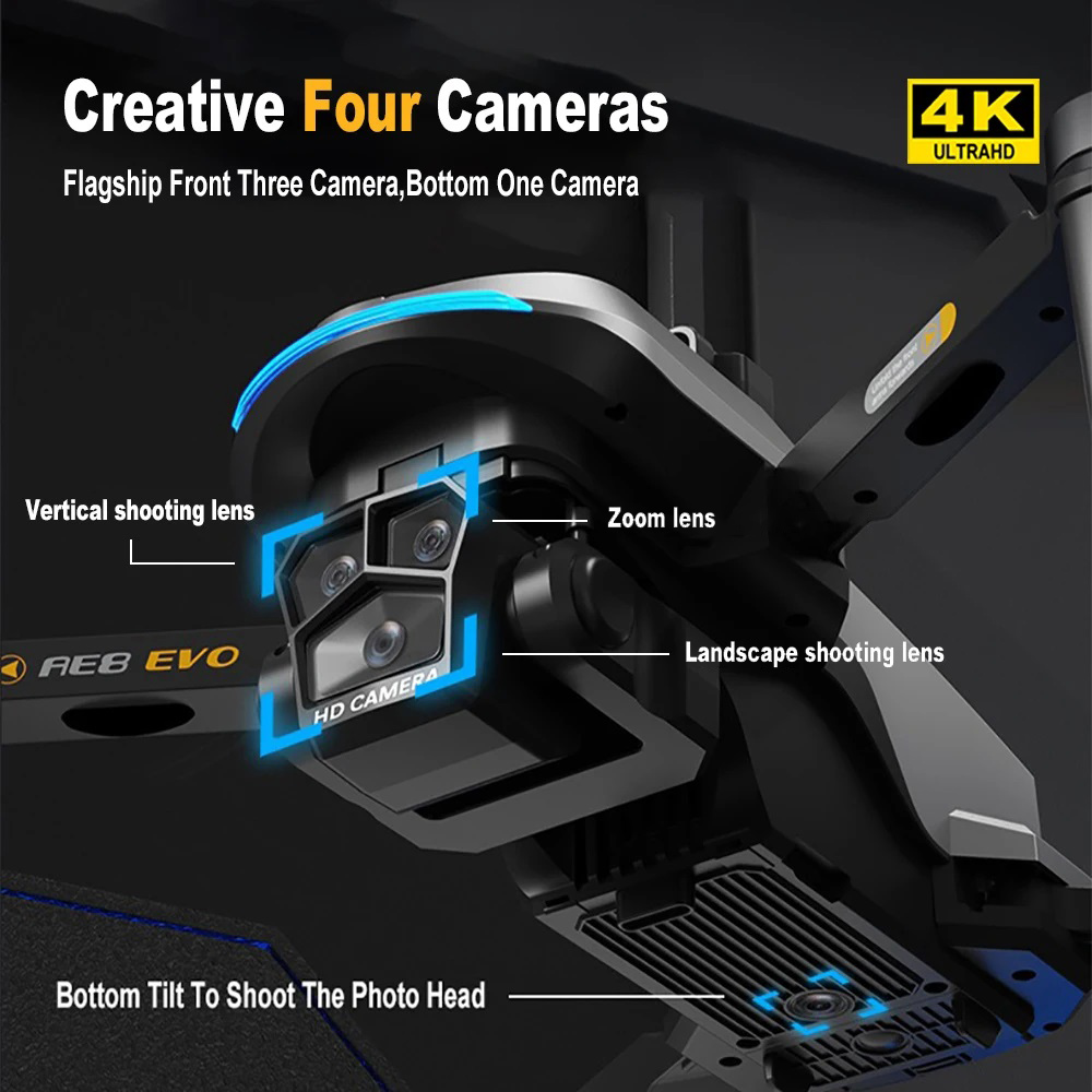 AE8 EVO Drone 4K Professional  - Drone Kit With Camera review and price
